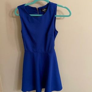 Royal Blue Lulus Mini Skater Dress